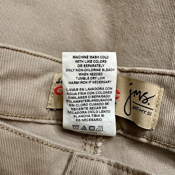 JUST MY SIZE, NWT, WOMENS, SLIMMING, STRETCH JEANS IN KHAKI. SIZE 22W SHORT - Picture 6 of 7